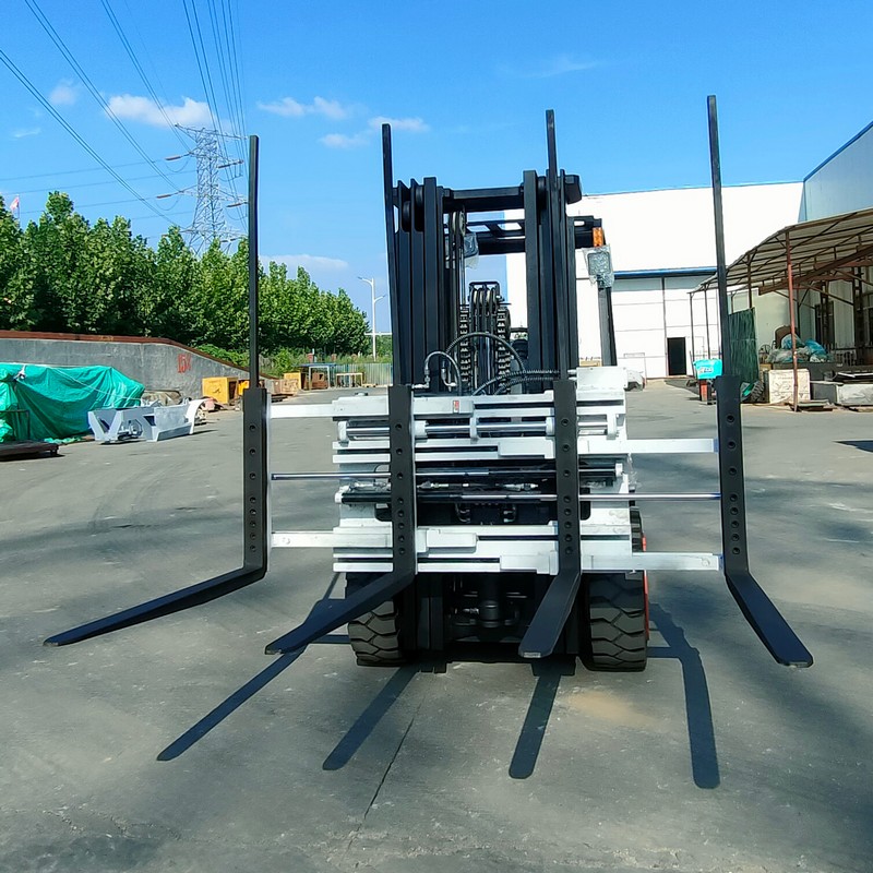 Fourche à double palette