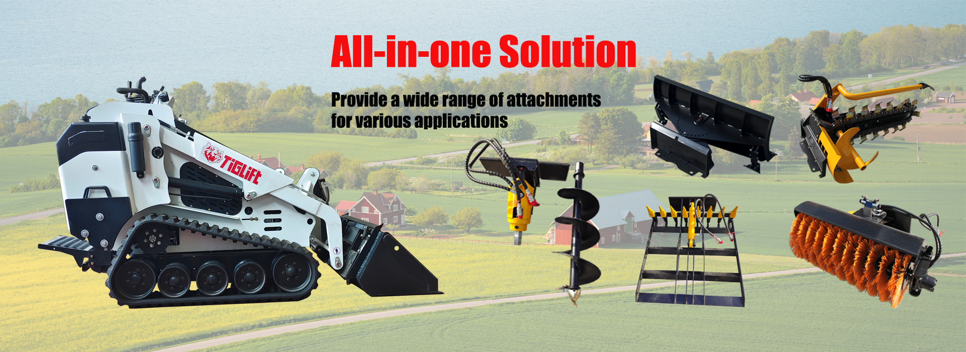 Accessoires pour chargeuses directionnelles