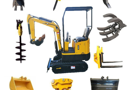 Mini-pelle de 1,2 tonne
