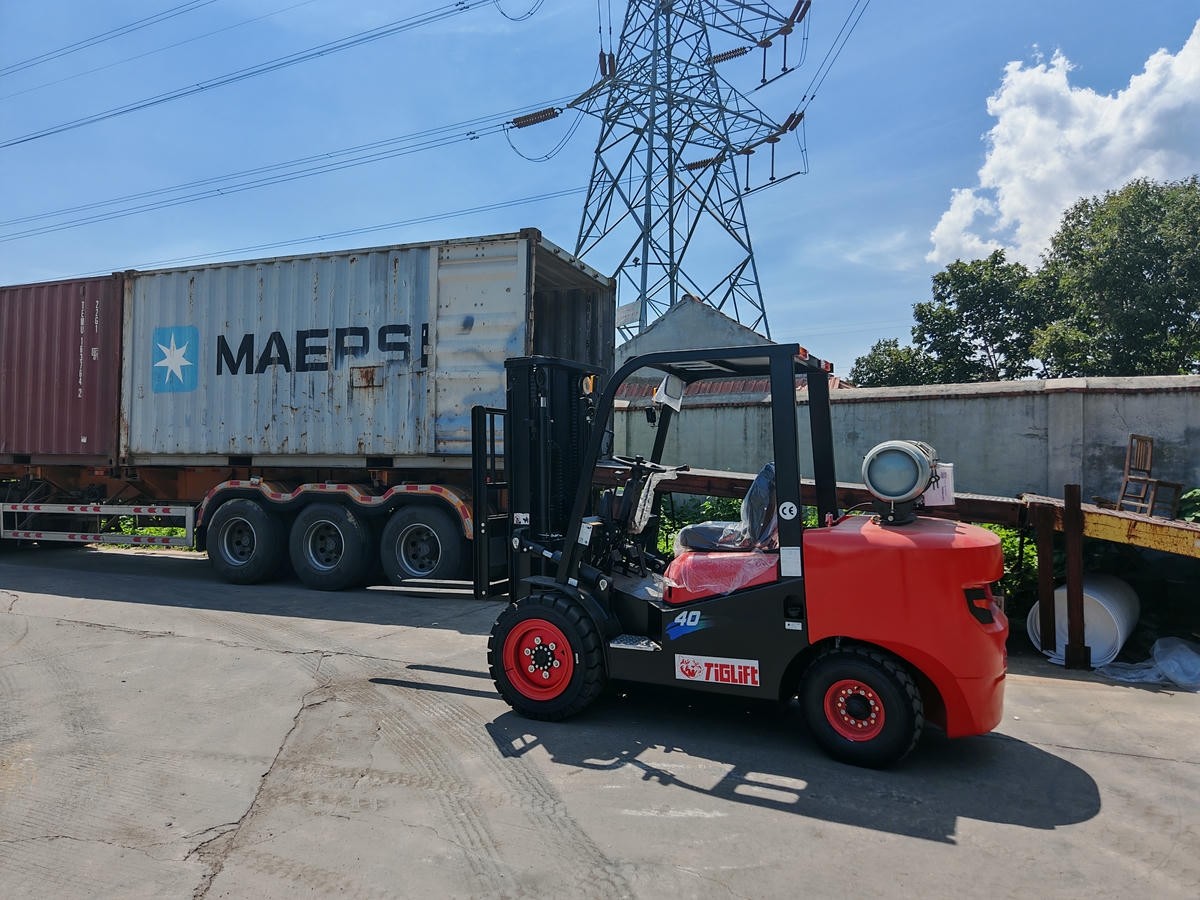 Photo d'expédition de chariot élévateur GPL